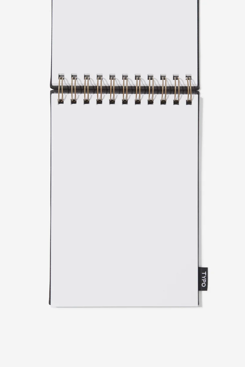 Typo A5 Spiral Sketch Book